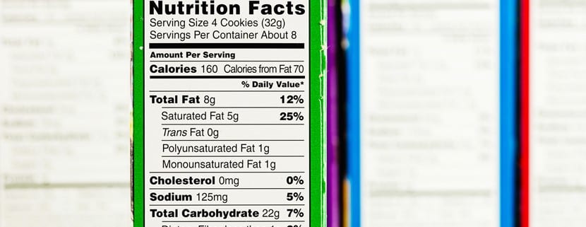 nutrition label design