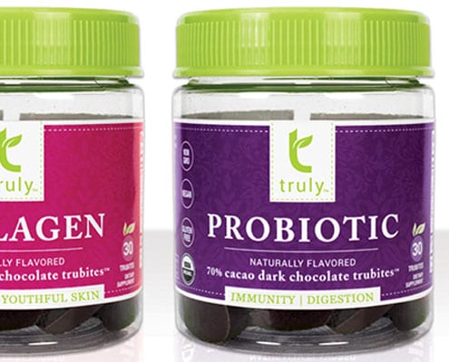 Truly, Dark Chocolate Probiotics and Supplements