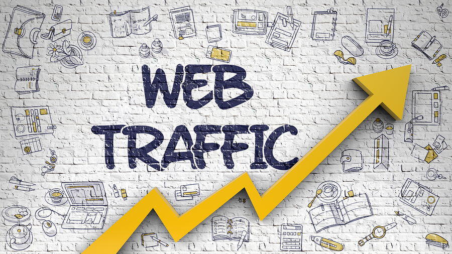 web traffic visual
